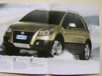 Fiat Sedici Prospekt Juli 2008 NEU