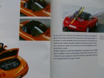 Fiat barchetta Prospekt Englisch April 1995