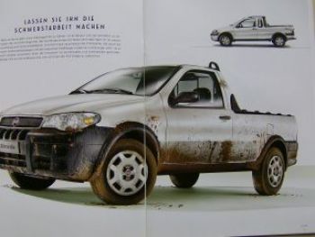 Fiat Strada Prospekt November 2007 NEU