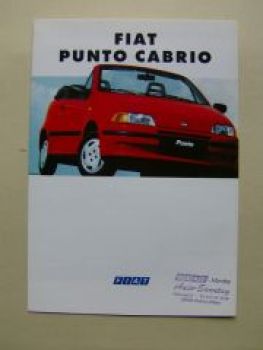 Fiat Punto Cabrio Prospekt Dezember 1994 NEU