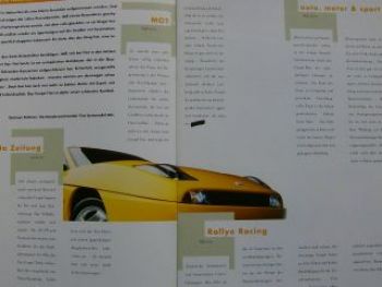 Fiat Coupè Presseberichte September 1994 Rarität