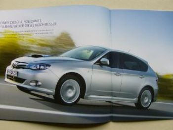 Subaru Impreza Prospekt September 2009 +Preisliste NEU