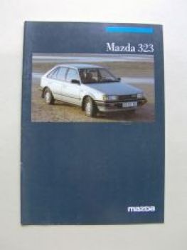 Mazda 323 Prospekt Januar 1986 3-türig 5-türig BF