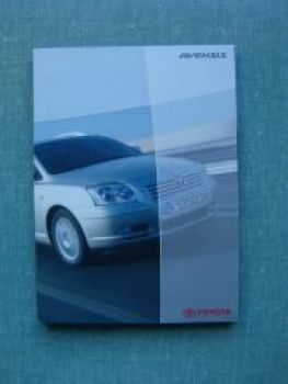 Toyota Avensis Pressemappe 2003 +Fotos+Text+CD