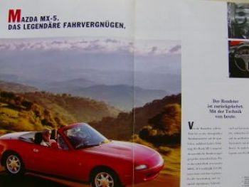 Mazda Das Sportliche Programm September 1991 MX-3 MX-5 MX-6