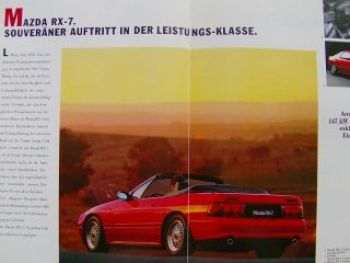 Mazda Das Sportliche Programm September 1991 MX-3 MX-5 MX-6