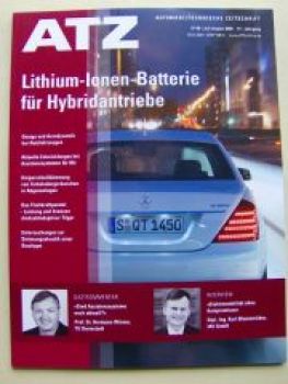 ATZ 7+8/2009 Lithium-Ionen-Batterie für Hybridantriebe