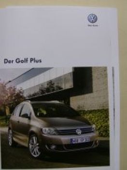 VW Golf Plus Prospekt Oktober 2009 +Preisliste NEU