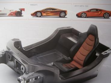 McLaren MP4-12C Prospekt Englisch Rarität Brochure Katalog