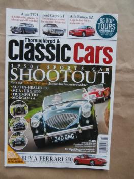 Thoroughbred & Classic Cars 2/2015 Alvis TE21,Ford Capri GT, Alfa Romeo SZ,Austin-Healey 100,MGA,HRG 1500,TR2,Morgan +4,