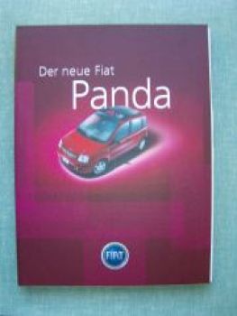 Fiat Panda Vorstellung Pressemappe 2004 +CD