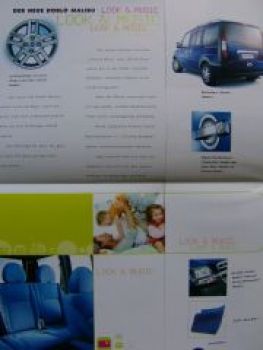 Fiat Doblò Malibu Prospekt Februar 2002 NEU