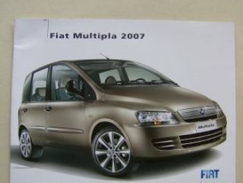 Fiat Mulitpla 2007 Prospekt Februar 2007 NEU