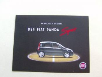 Fiat Panda Sport Prospekt Oktober 2007 NEU