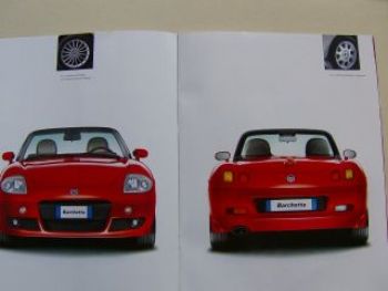 Fiat barchetta Prospekt Juni 2003 NEU