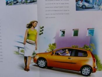 Fiat Punto Start Sondermodell Prospekt Mai 2002 NEU