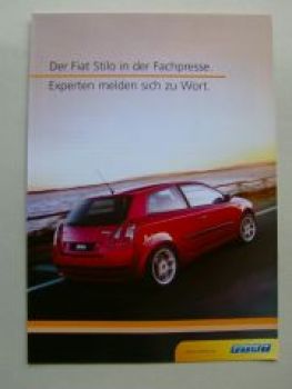 Fiat Stilo Fachpresse Prospekt November 2002 NEU Typ192