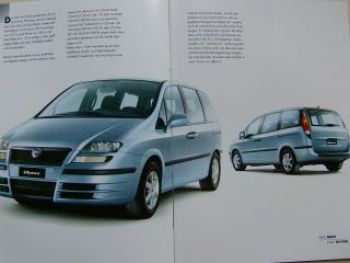 Fiat Ulysse Prospekt März 2002 NEU