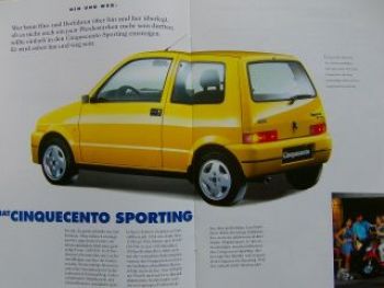 Fiat Cinquecento S SX Sporting März 1996 NEU