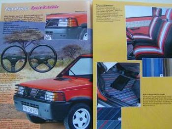 Fiat Panda Sport-Zubehör Prospekt Rarität