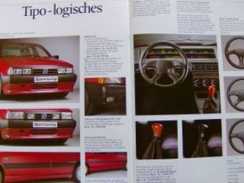 Fiat Tipo Sport tuning Prospekt Rarität