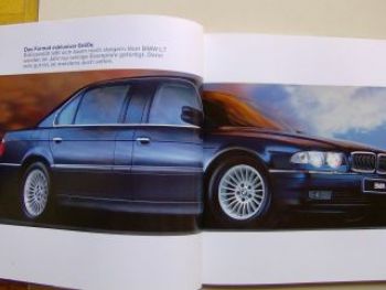 BMW L7 E38 Prospekt März 2000 Rarität Großformat