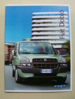 Fiat Doblò Prospekt Februar 2004 NEU