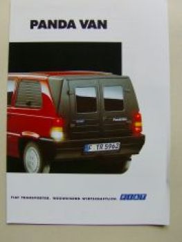 Fiat Panda Van Prospekt Februar 1996 Rarität