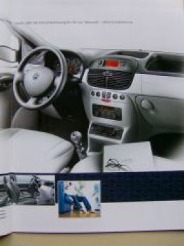Fiat Punto Prospekt Juli 2003 NEU