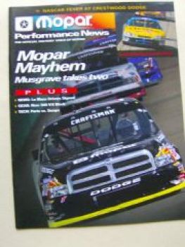 Mopar Performance News 5/2001 Andrettis Dodge Second at Bristol