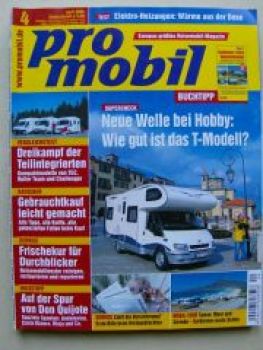 pro mobil 4/2005 Hobby T 650 AK, Weinsberg Imperiale