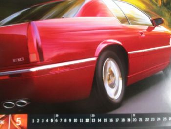 Cadillac Buick Pontiac Chevrolet Kalender 1996 Kalender Blazer TransAm Corvette Grand Sport +Firebird