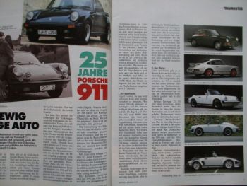 Motor & Reisen 12/1987 25 Jahre Porsche 911, VW Jetta Syncro,Mitsubishi Sapporo, Alfa 164,