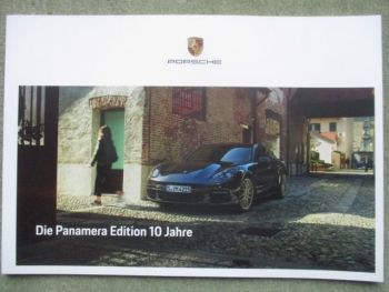 Porsche Panamera Edition 10 +Sport Turismo +E-Hybrid Katalog Oktober 2019 NEU