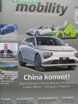 vision mobility 6/2022 Kia EV9,BMW i4 M50,Jaguar i-Pace,Test Toyota Mirai,VW ID.Buzz,Ford E-Transit,XBus