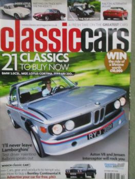 classiccars 10/2007 Aston Martin V8 vs. Jensen Interceptor,BMW 3.0CSL E9,Bentley Continental,Railton