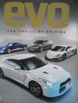 evo 4/2008 Nissan GT-R,Audi RS6, Lamborghini Gallardo LP560-4,9ff GT9,Jaguar XF SV8 vs. Maserati Quattroporte,