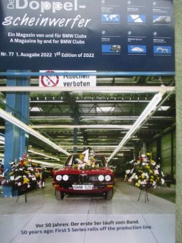 Der Doppelscheinwerfer Nr.77 vor 50 Jahren läuft der 5er E12 vom Band,Studien Bracq,