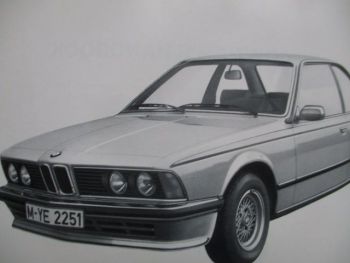 BMW 628CSi 633CSI E24 635CSI Owners Handbook Englisch August 1980 Rarität