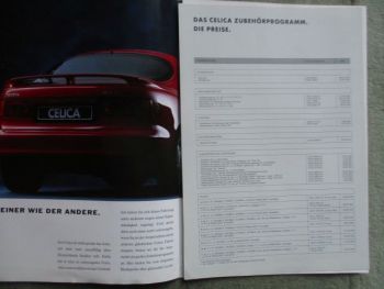 Toyota Celica Zubehör Katalog Typ T18 Juni 1992