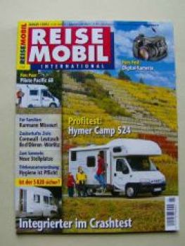 Reise Mobil 1/2003 Hymer Camp 524, Karmann Missouri,Pilote