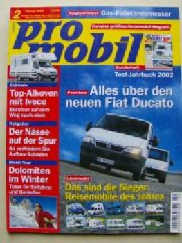 pro mobil 2/2002 Iveco Bürstner, Maesss Evolution, Seitz-Ausbau