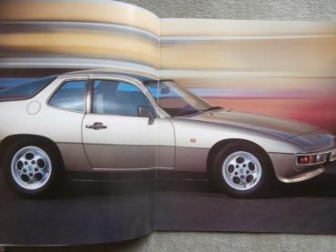 Porsche 924 S 944 +turbo Prospekt Juli 1986