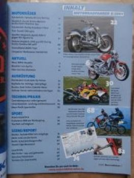 Motorrradfahrer 8/2001 Yamaha BT 1100 Bulldog, Ducati M600 Monster vs. Sachs Roadster 650