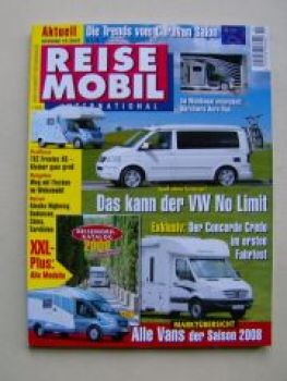 Reise Mobil 10/2007 VW T5 No Limit, Concorde Credo