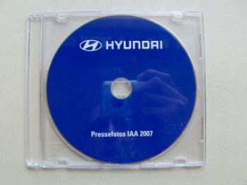 Hyundai Pressefotos IAA 2007 CD +Fotoblatt