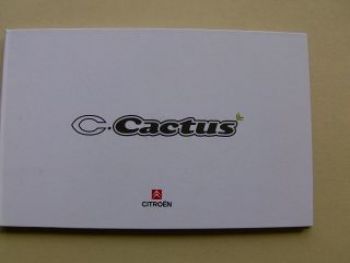 Citroen C Cactus Pressemappe Rarität +CD 9/2007