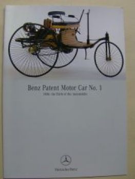 Mercedes Benz Patent Motor Car No.1 Prospekt Dezember 2003