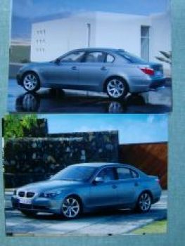 BMW Pressefotos 5er E60 Limousine Vorstellung 2003