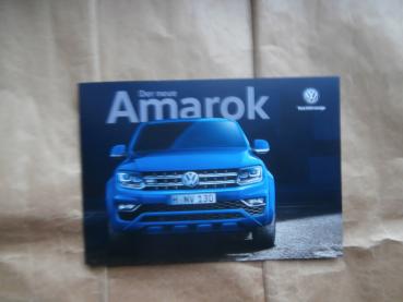 VW Amarok neues Modell Prospekt September 2016 NEU